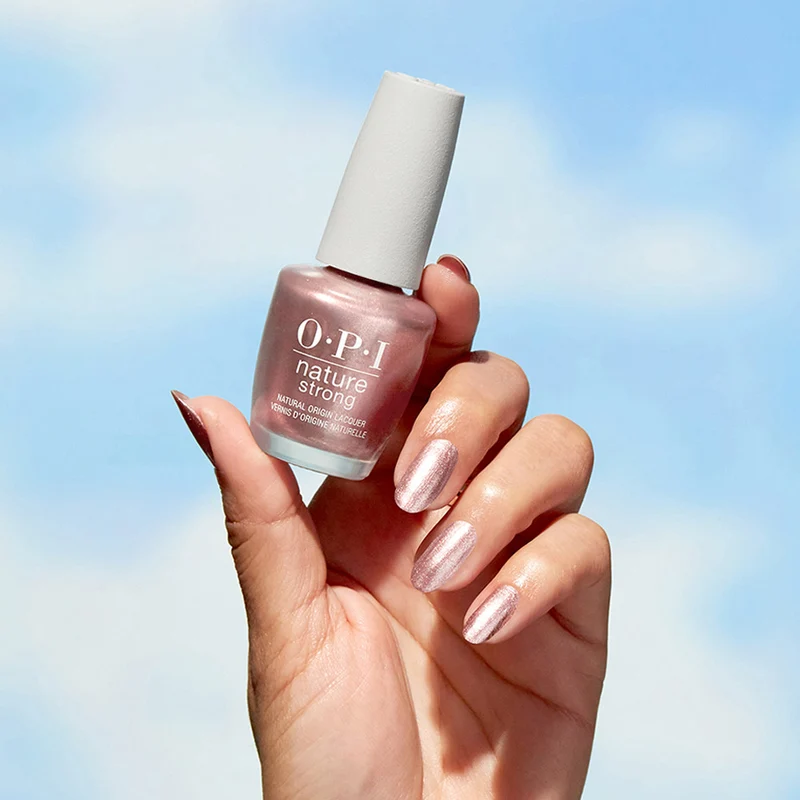 OPI Nature Strong NAT015 Intentions Are Rose Gold 15ml - vernis à ongles vegan