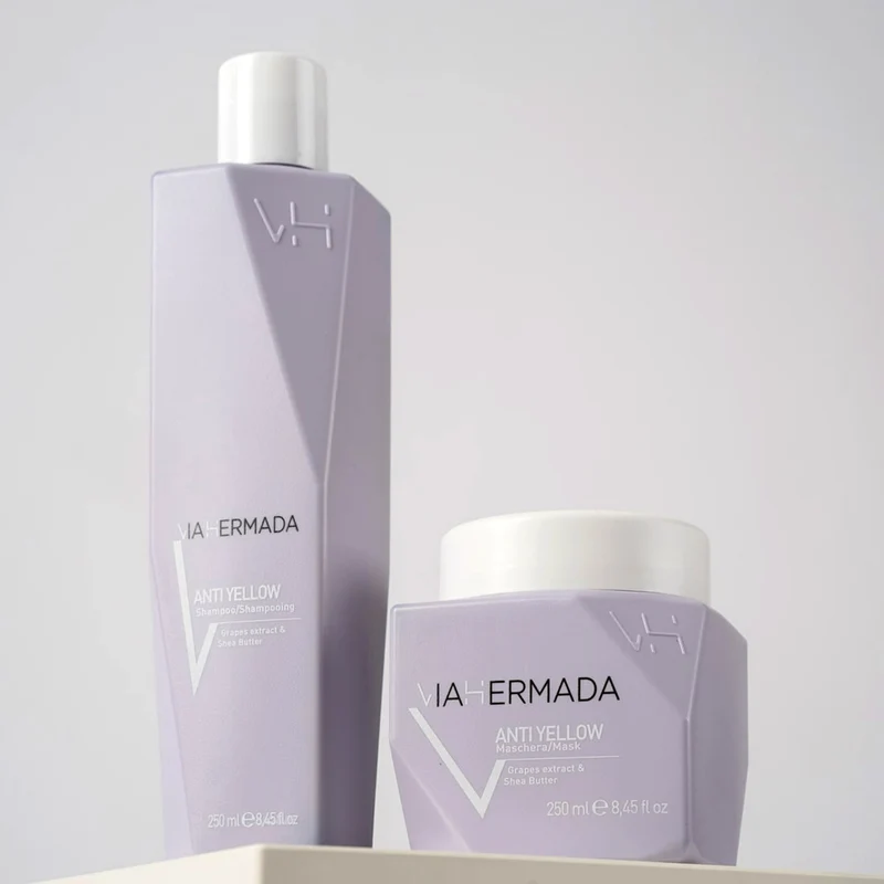 VIAHERMADA Anti-Yellow Shampoo 250ml Mask 250ml