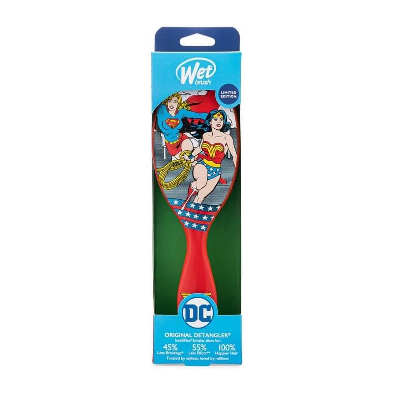Wetbrush Pro Detangler Disney DC Comics Supergirl and Wonderwomen - Brosse démêlante