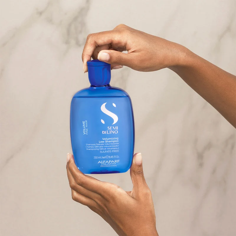 Alfaparf Milano Semi Di Lino Volume Volumizing Low Shampoo 250ml - shampooing délicat volumateur