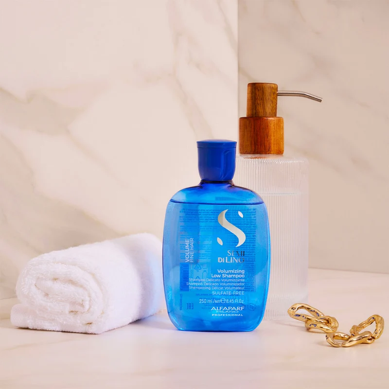 Alfaparf Milano Semi Di Lino Volume Volumizing Low Shampoo 250ml - shampooing délicat volumateur