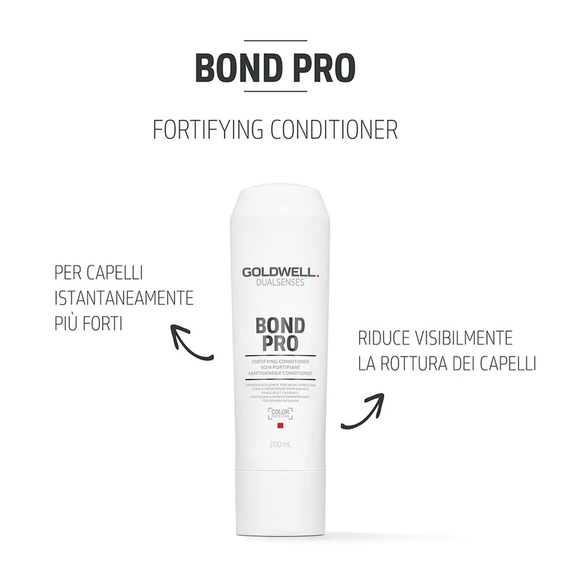 Goldwell Dualsenses Bond Pro Fortifying Conditioner 200ml - après-shampooing pour cheveux fragiles et abîmés