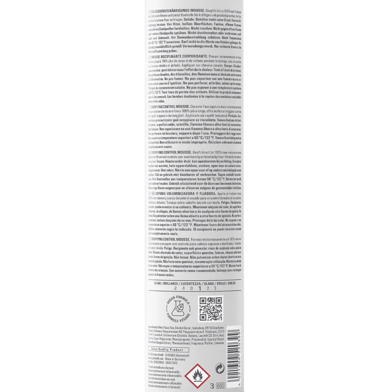 Goldwell Stylesign Bodifying Control Mousse 500ml - mousse capillaire disciplinante