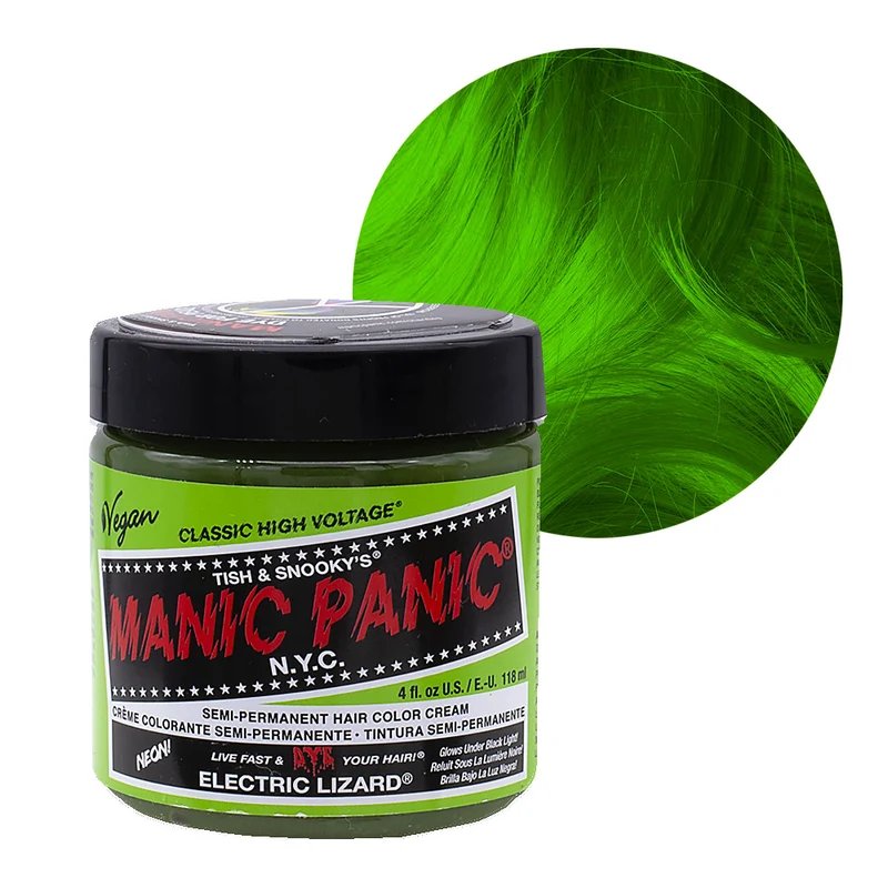 Manic Panic Classic High Voltage Electric Lizard 118ml - crème colorante semi-permanente