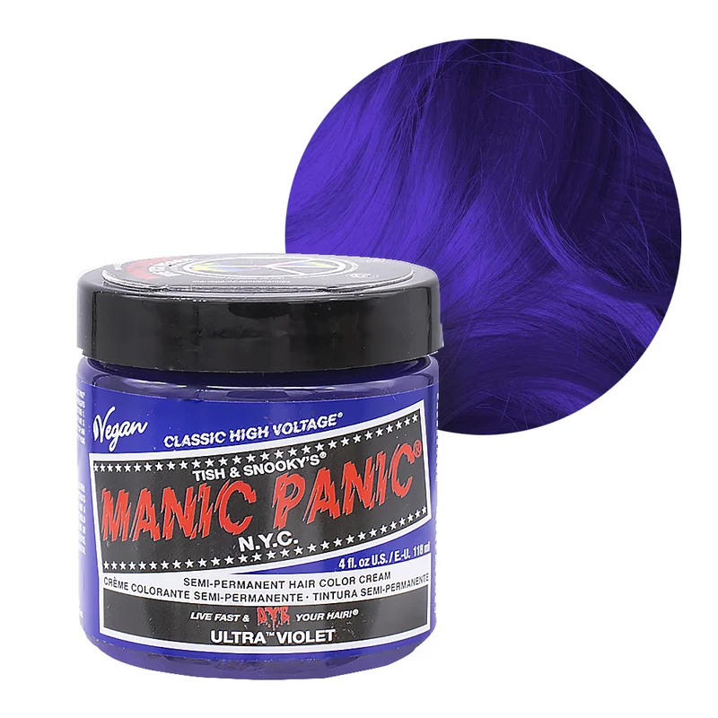 Manic Panic Classic High Voltage Ultra Violet 118ml - crème colorante semi-permanente