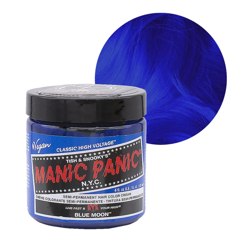 Manic Panic Classic High Voltage Blue Moon 118ml - crème colorante semi-permanente