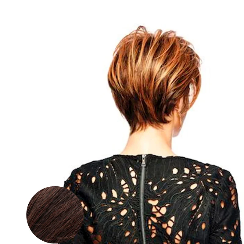 Hairdo Take It Short Perruque marron cerise