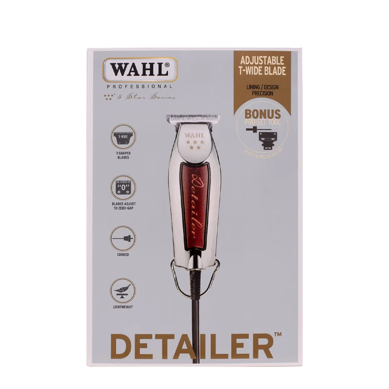 Wahl Trimmer Wide Detailer - tondeuse pour des finitions près de la peau