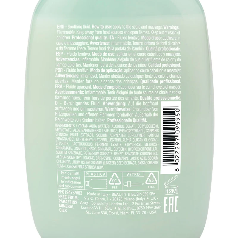Alfaparf Milano Semi Di Lino Scalp Relief Calming Tonic 125ml - tonique apaisant