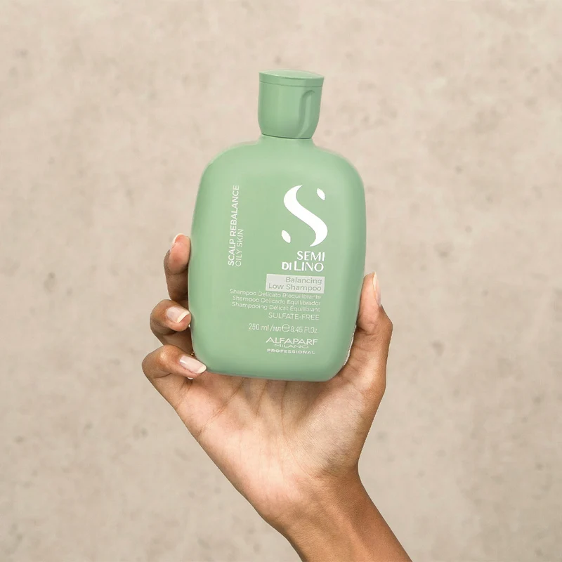 Alfaparf Milano Semi Di Lino Scalp Rebalance Balancing Low Shampoo 250ml - shampooing délicat séborégulateur