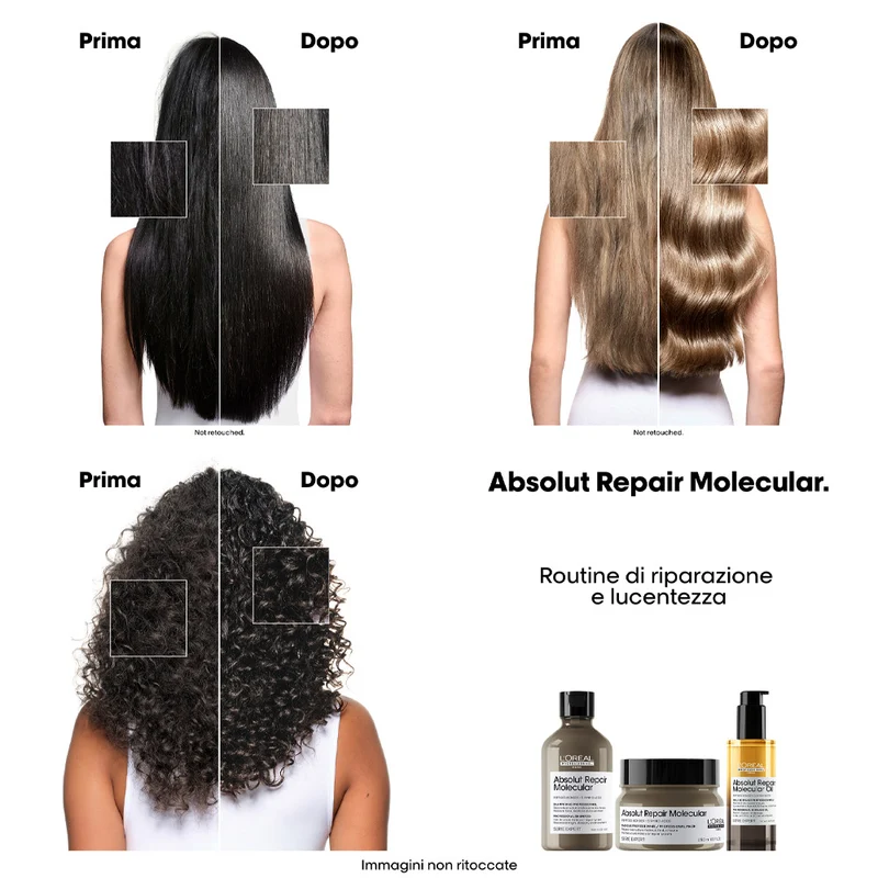 L'Oreal Professionnel Paris Serie Expert Absolut Repair Molecular Oil 90ml - huile cheveux abîmés