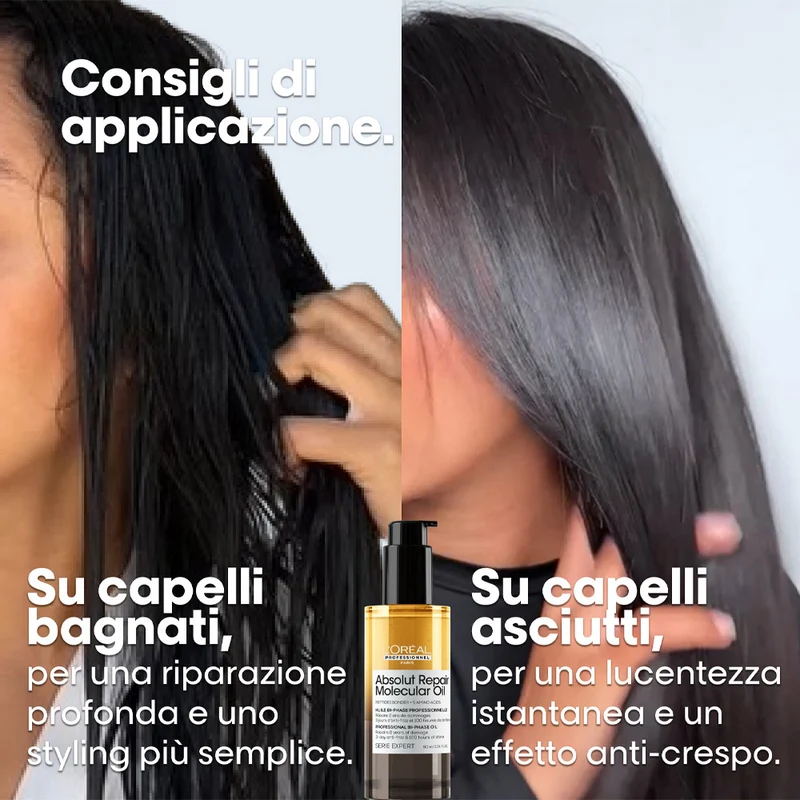 L'Oreal Professionnel Paris Serie Expert Absolut Repair Molecular Oil 90ml - huile cheveux abîmés