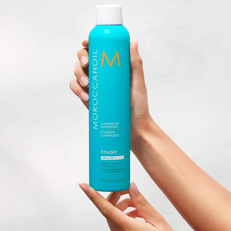 Moroccanoil Luminous Hairspray Finish Medium 330ml - laque lumineuse medium