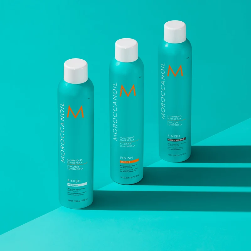 Moroccanoil Luminous Hairspray Finish Medium 330ml - laque lumineuse medium