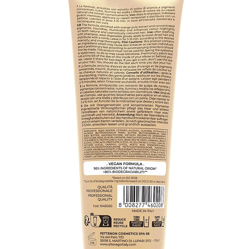 Alterego Passion Color Mask Intense Black 250ml - masque colorant nourissant