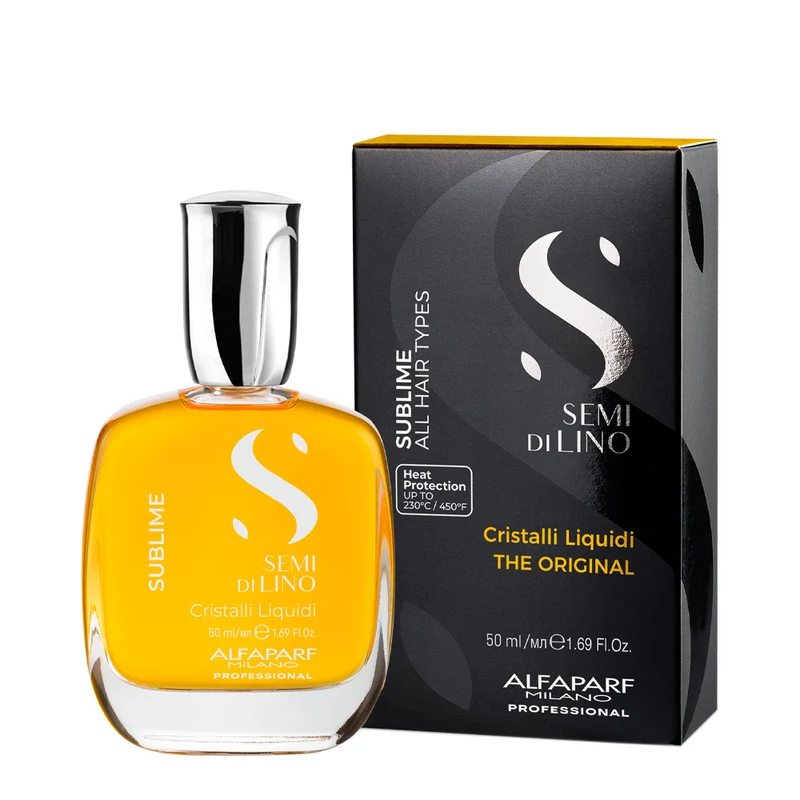 Alfaparf Milano Semi Di Lino Sublime Cristalli Liquidi The Original 50ml - serum illuminateur