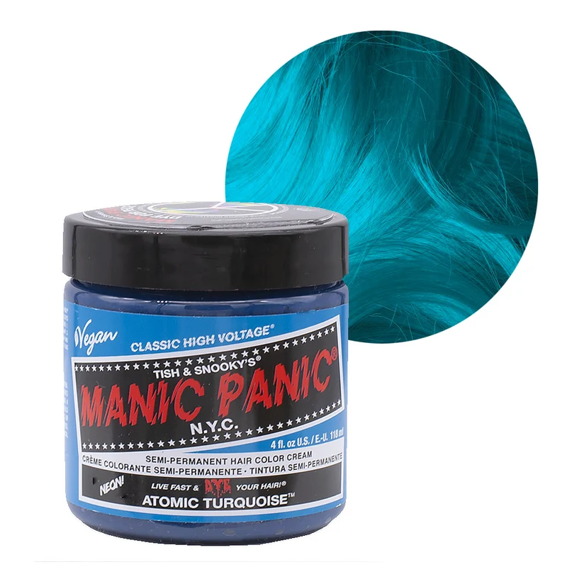 Manic Panic Classic High Voltage Atomic Turquoise 118ml - crème colorante semi-permanente