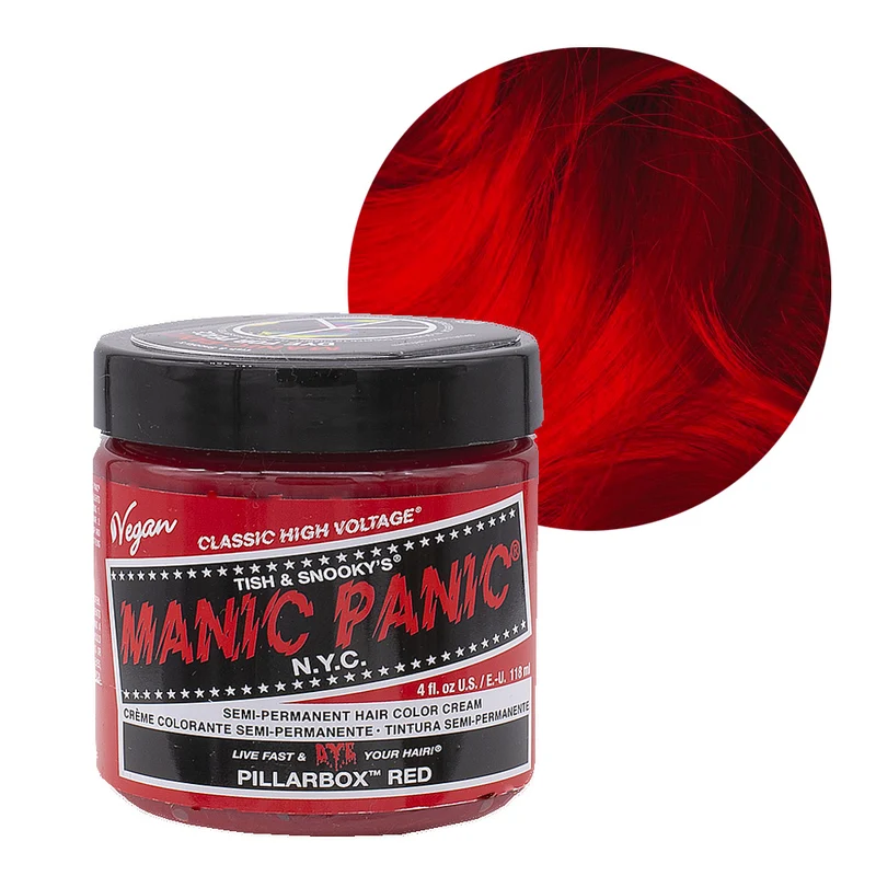 Manic Panic Classic High Voltage Pillarbox Red 118ml - crème colorante semi-permanente