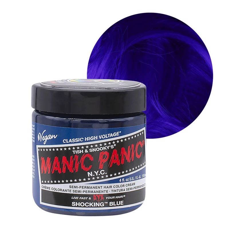 Manic Panic Classic High Voltage Shocking Blue 118ml - crème colorante semi-permanente