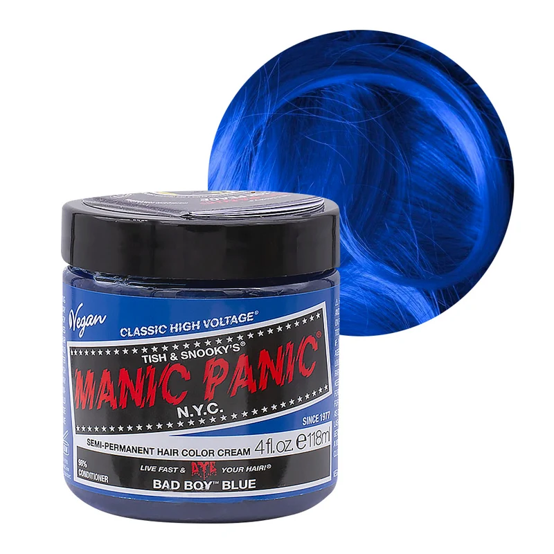 Manic Panic Classic High Voltage Bad Boy Blue 118ml - crème colorante semi-permanente