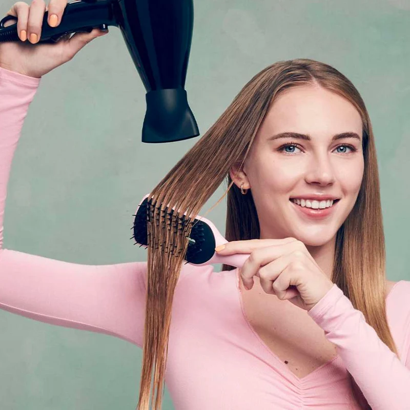 Tangle Teezer Easy Dry & Go Dusky Pink/Black - brosse de séchage