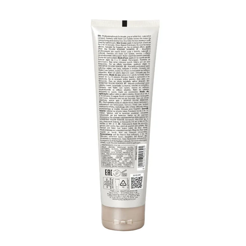 Alfaparf Milano Il Salone Yellow Remover Mask 150ml - masque anti-jaunissement