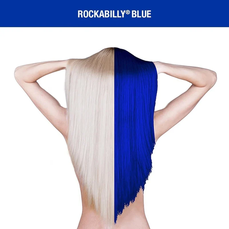Manic Manic Panic Amplified Cream Formula Rockabilly Blue 118ml - coloration semi-permanente longue tenue