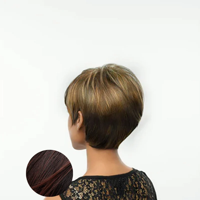 Hairdo Angled Cut perruque Châtaigne cerise