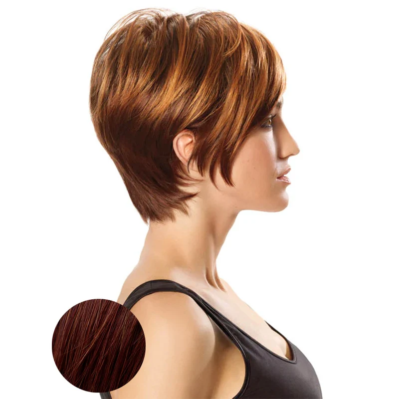 Hairdo Angled Cut perruque Acajou