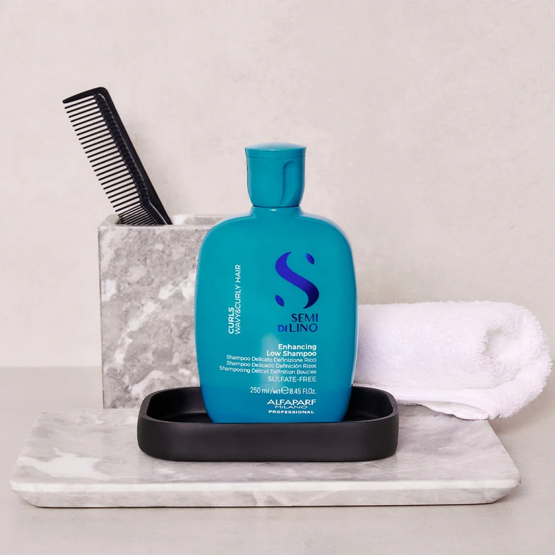 Alfaparf Milano Semi di Lino Curls Enhancing Low Shampoo 250ml - shampoing pour cheveux bouclés