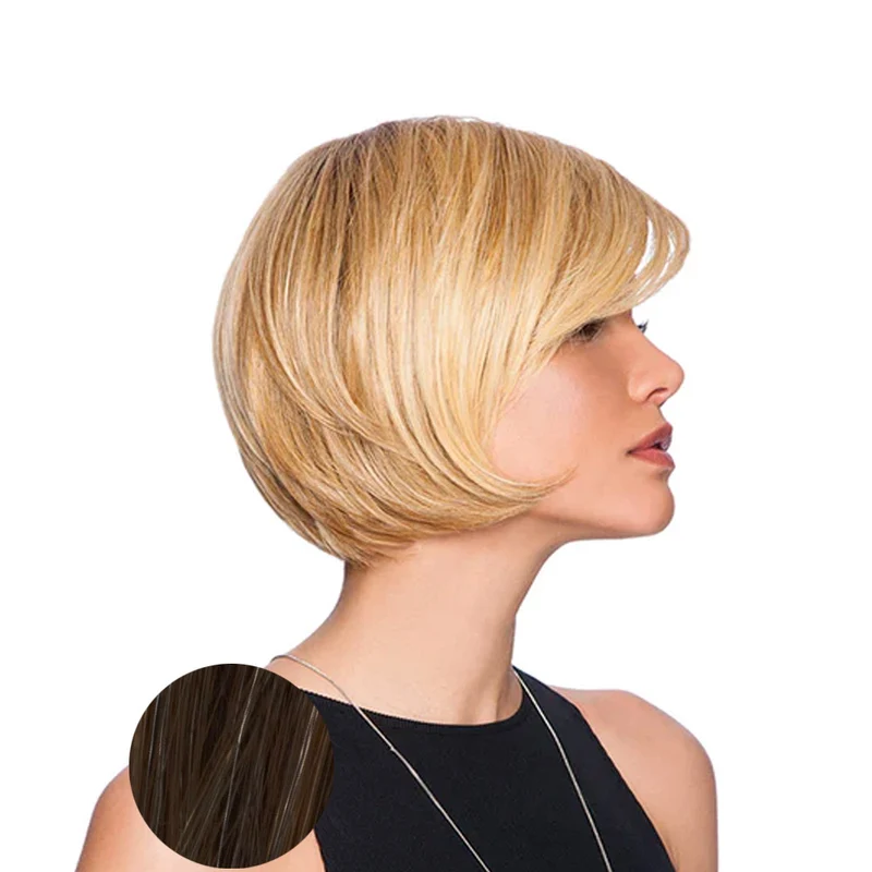 Hairdo Bob Dégradé Perruque Noir Marron Foncé