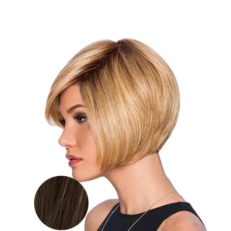 Hairdo Bob Dégradé Perruque Noir Marron Foncé