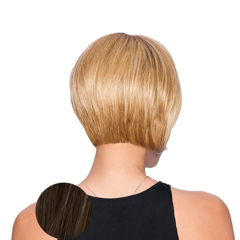Hairdo Bob Dégradé Perruque Noir Marron Foncé