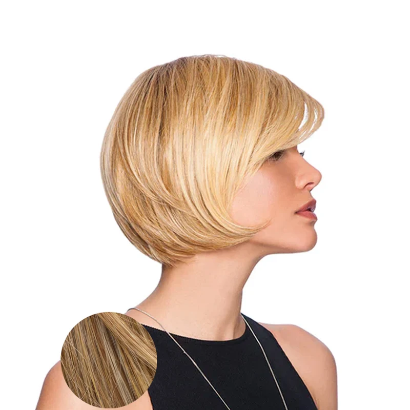 Hairdo Perruque Bob Superposée Blond Cuivre Doré