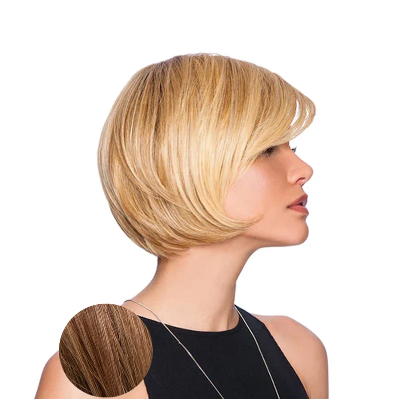 Hairdo Perruque Bob Superposée Brun Clair Rougeâtre