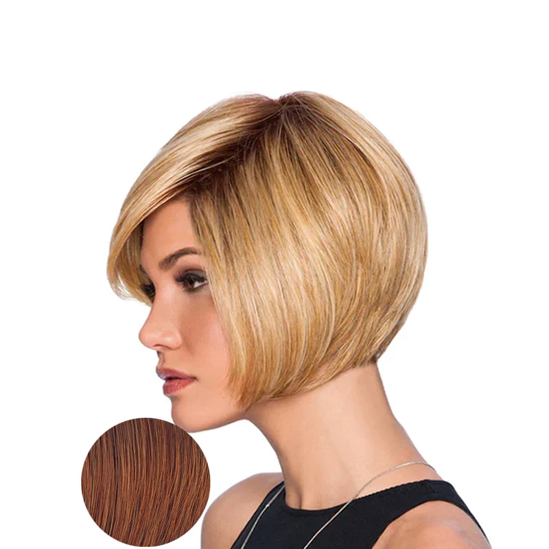 Hairdo Bob Perruque Brun Rubis Moyen