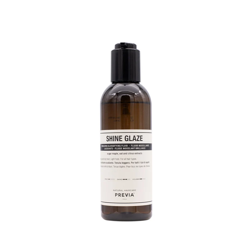 Previa Finish Organic Shine Glaze Moulding Glossifying Fluid 200ml - fluide coiffant
