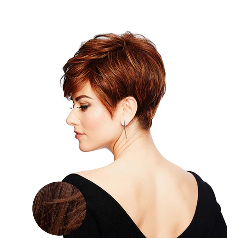 Hairdo Perfect Pixie Blond clair avec racine brune