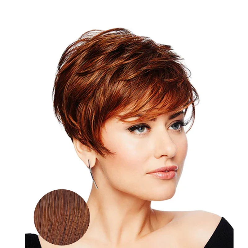 Hairdo Perfect Pixie Brun rubis moyen