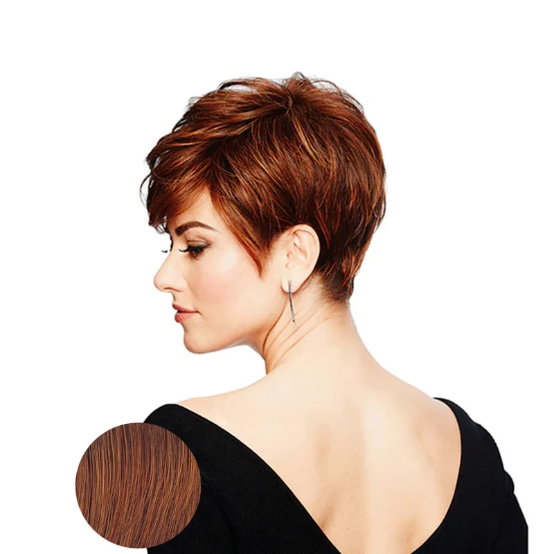 Hairdo Perfect Pixie Brun rubis moyen
