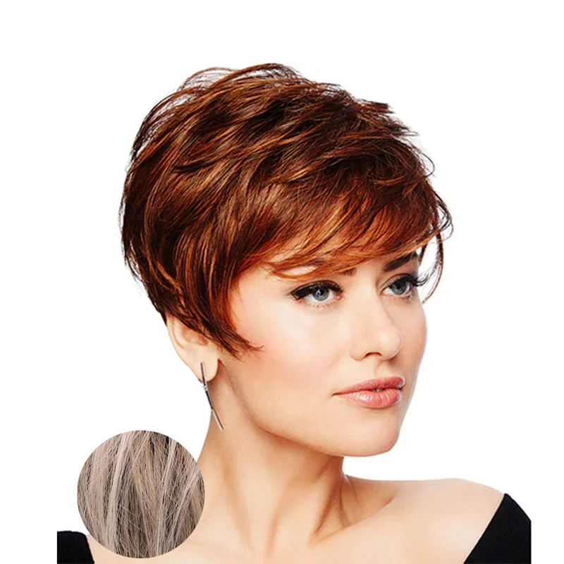 Hairdo Perfect Pixie Blond clair cendré avec racine brune RL19/23SS
