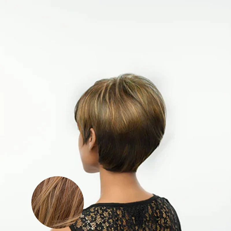 Hairdo Angled Cut Blond cuivré doré