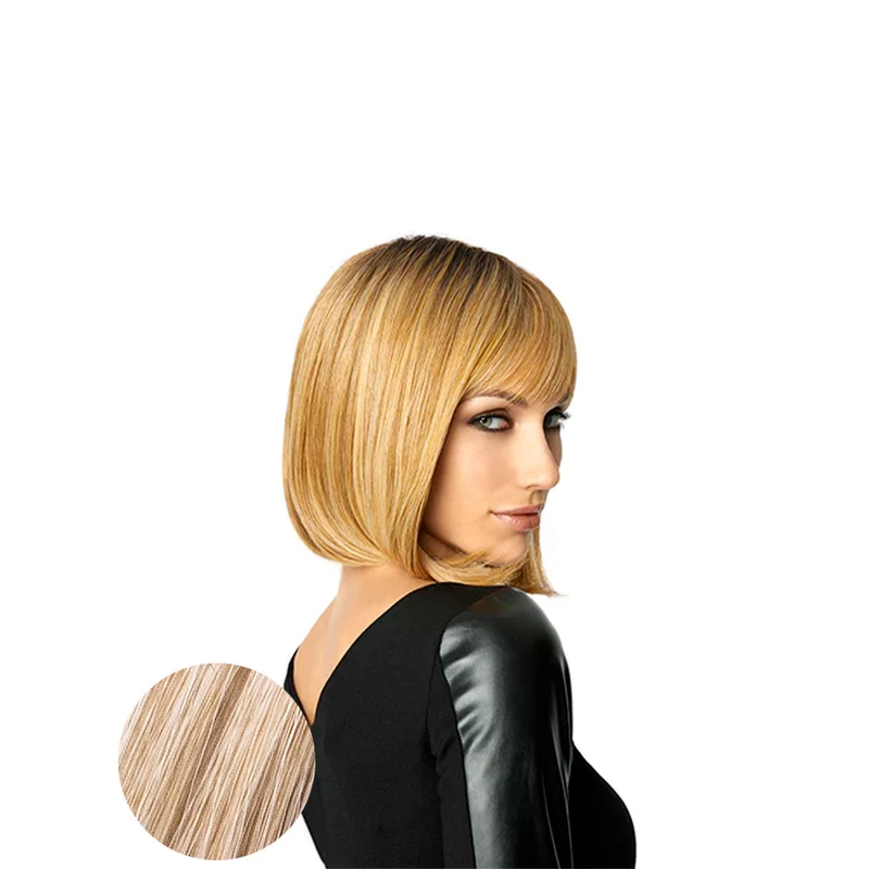 Hairdo Classic Page Perruque Blond Cendré Clair Avec Racine Brune