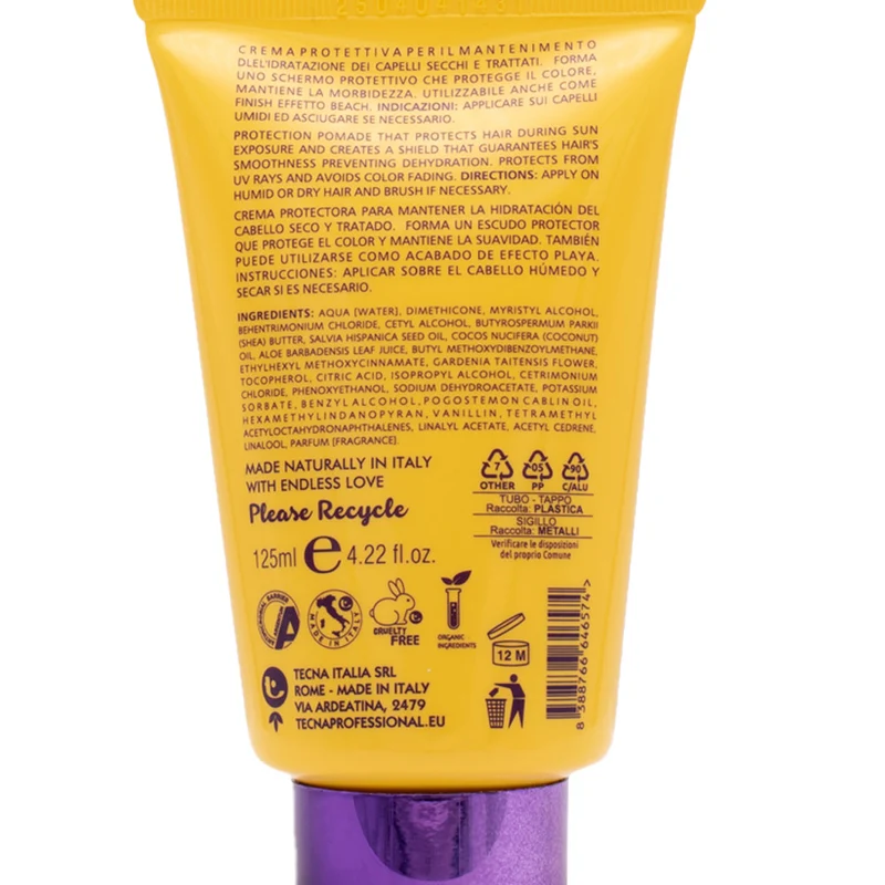 Tecna Monoi Sun Protective Cream 125ml - crème protectrice régénérante