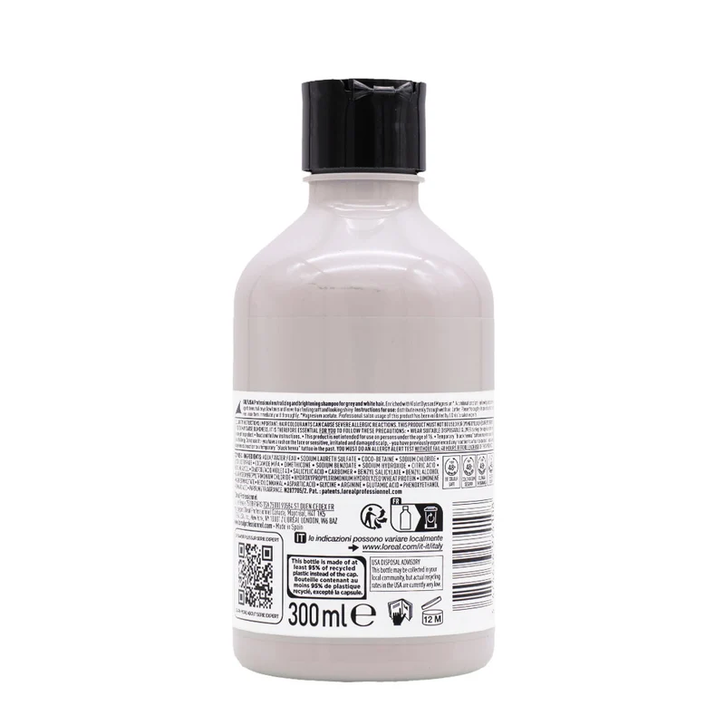 L'Oréal Professionnel Paris Serie Expert Silver Shampoo 300ml - shampooing anti-jaunissement