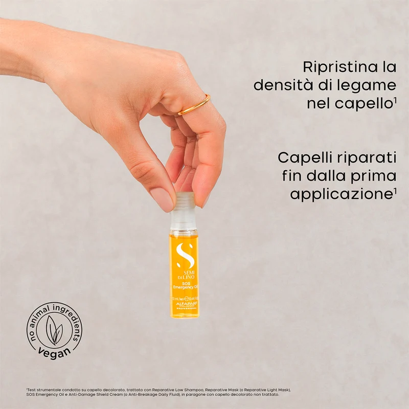 Alfaparf Milano Semi di Lino Reconstruction Reparative SOS Emergency Oil 6x13ml - traitement de restructuration