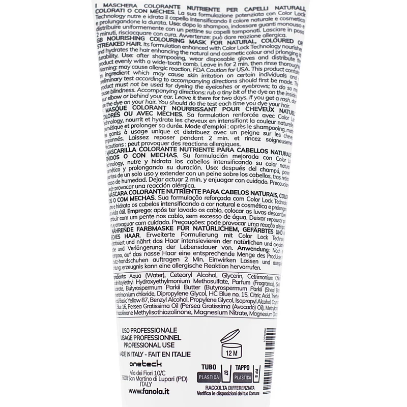 Fanola Color Mask Clover Green 200ml - coloration semi-permanente
