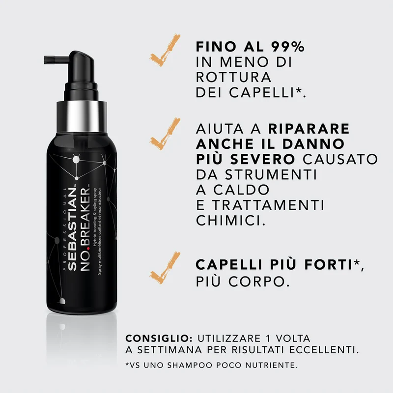 Sebastian Flow No Breaker 100ml - Spray Hybride Réparateur Sans rinçage