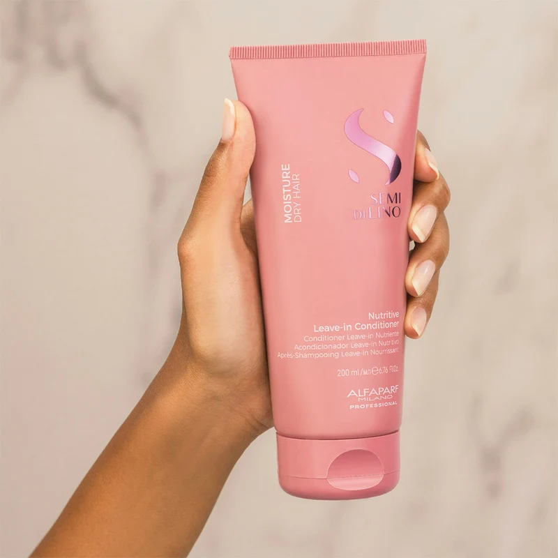 Alfaparf Milano Semi Di Lino Moisture Nutritive Leave-In Conditioner 200ml - conditionneur nourrissant sans rinçage