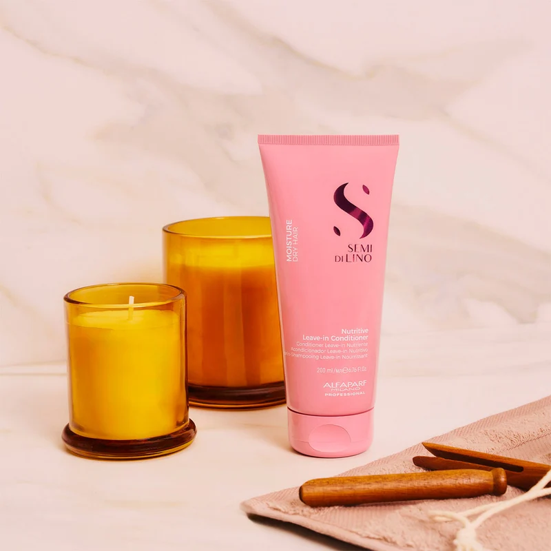 Alfaparf Milano Semi Di Lino Moisture Nutritive Leave-In Conditioner 200ml - conditionneur nourrissant sans rinçage